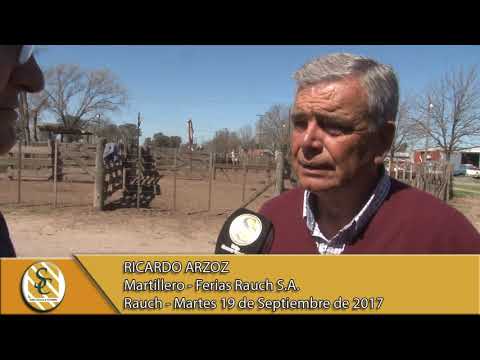 19-09-17 Nota Ricardo Arzoz - Ferias Rauch S.A. - Remate 32º Aniversario - Rauch.