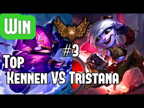 #3 Kennen VS Tristana (We ranked up to Gold, had a rough start but recovered/good Bot/good team