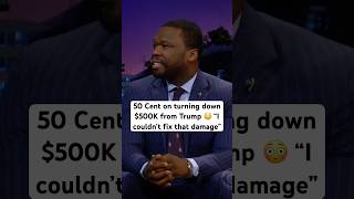 50 Cent TURNED DOWN $500K from Trump #50cent #trump  #democrats