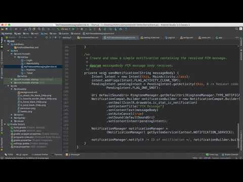10- Android Kotlin Twitter App:    Firebase Cloud Messaging