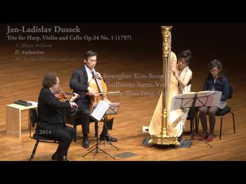 JL Dussek, Trio for Harp, Violin and Cello - Duo Sutre-Kim with Sung-Won Yang