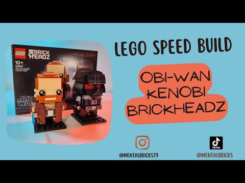 Lego Star Wars Obi-Wan Kenobi Brickheadz Build