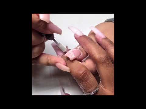 IG live video! Pretty pink nails tutorial - TIFFANY SEM