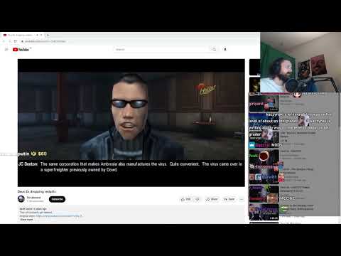 Forsen Reacts to Deus Ex dropping redpills