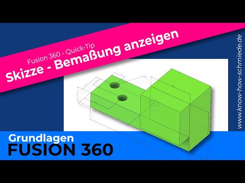 Fusion 360 - Show dimensions - Make changes to sketches without opening the sketch