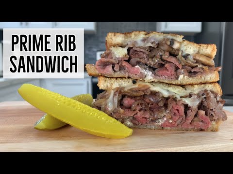 The Perfect Grilled Prime Rib Sandwich
