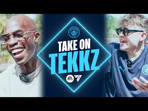 NFL LEGEND TAKES ON MAN CITY 🏈 | Take On Tekkz | Ft Ochocinco, Wright-Philips & Lescott | Esports