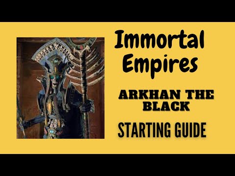 Total War: Warhammer III - Tomb kings starting Guide For Arkhan The Black