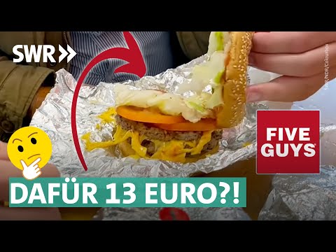 Burger von Five Guys, McDonalds, Hans im Glück & Co. im Check I Die Tricks... NDR & SWR