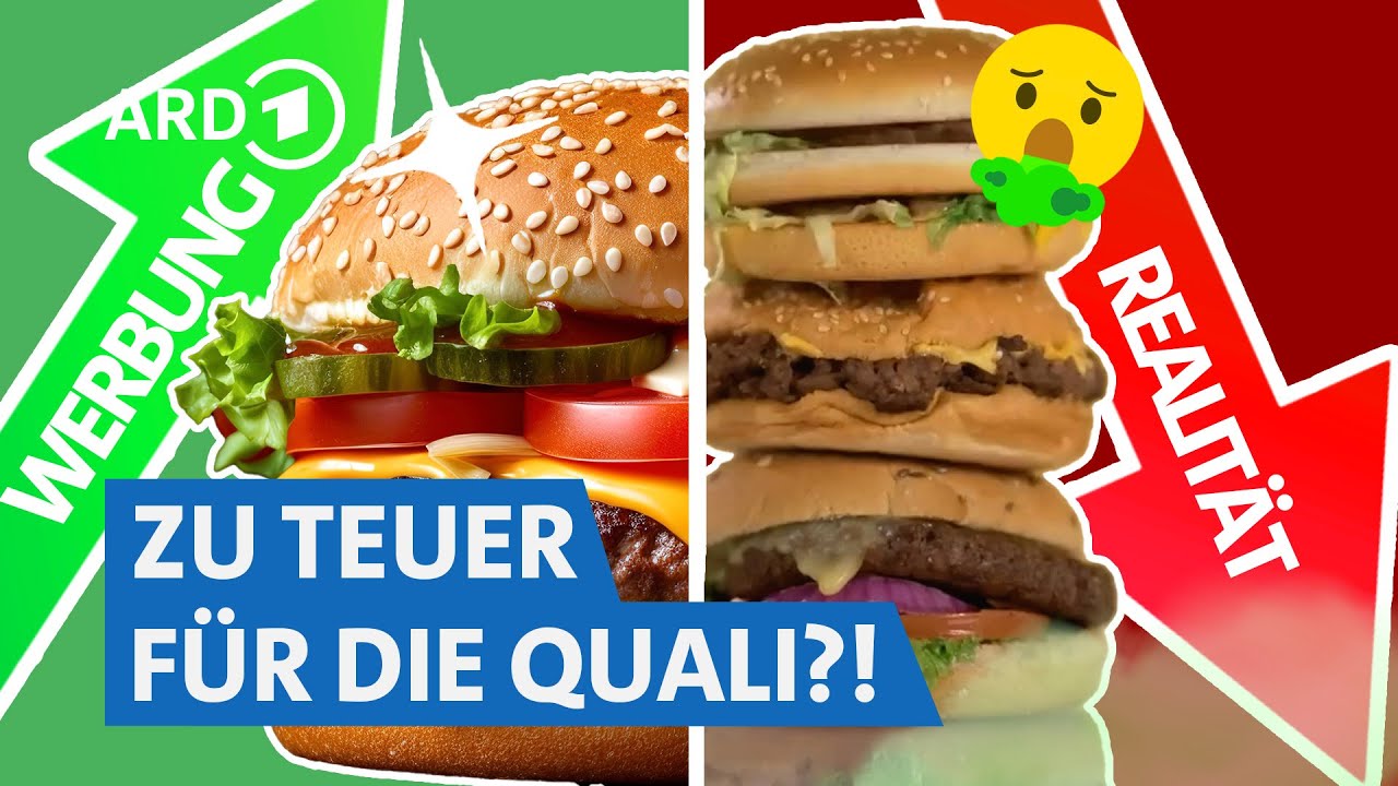 Burger von Five Guys, McDonalds, Hans im Glück & Co. im Check I Die Tricks... NDR & SWR