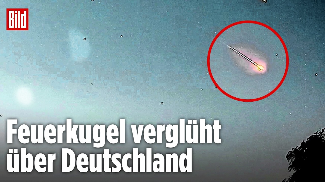 HIMMELSSCHAUSPIEL: Feuerkugel leuchtet über Deutschland am frühen Morgen