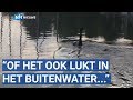 Paralympiër Geert Schipper begint zwemtocht over het IJsselmeer