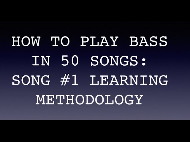Vídeo relacionado con How To Play Bass Guitar In 50 Songs Module 3: An 80-20 Device Method Book For Beginners (How To Play Bass In 50 Songs - From Beginner To Intermediate)