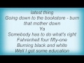 Utopia - Fahrenheit 451 Lyrics