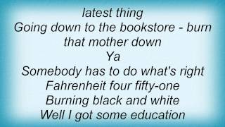 Utopia - Fahrenheit 451 Lyrics