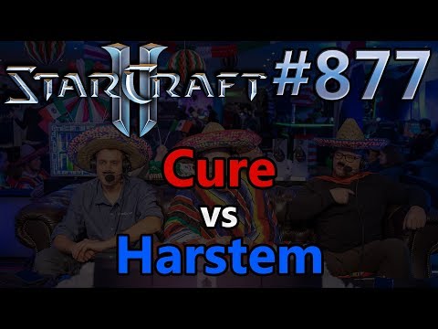 StarCraft 2 - Replay-Cast #877 - Cure (T) vs Harstem (P) - HomeStory Cup XVIII [German]