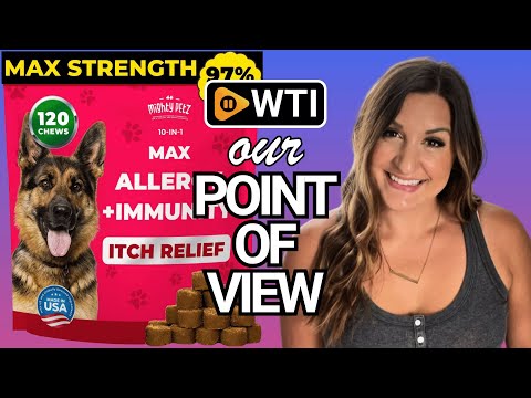 Mighty Petz MAX Dog Allergy Relief Chews - Itch Relief with Colostrum - WTI product video review