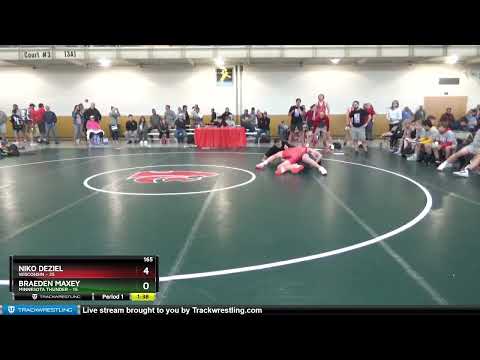 165 Lbs Round 1 (8 Team) - Niko DeZiel, Wisconsin Vs Braeden Maxey, Minnesota Thunder Cb9a