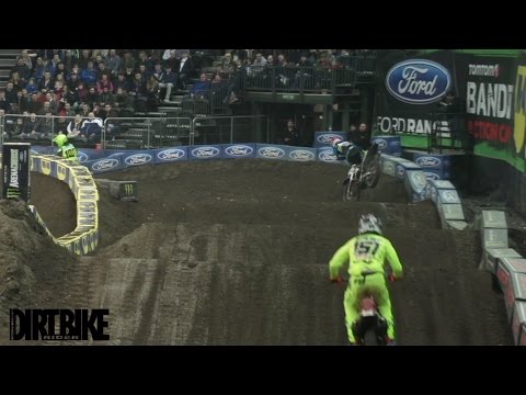 Cedric Soubeyras endo crash at Belfast Monster Energy Arenacross 2016