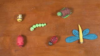 Kids Toys Channel - How to mold animals with clay