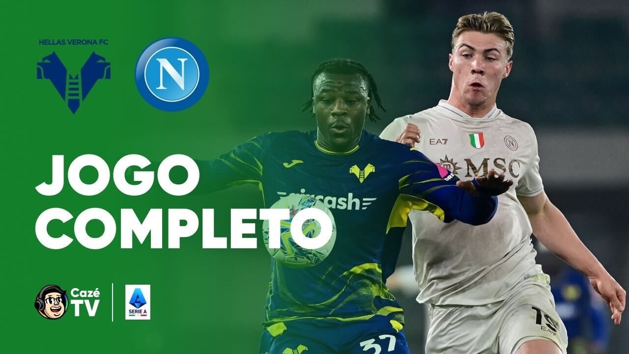 JOGO COMPLETO: VERONA X NAPOLI | SÉRIE A ITALIANA 2025/2026 | 27ª RODADA