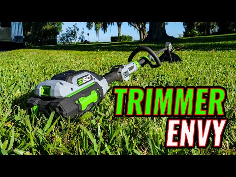 CARBON FIBER! EGO 56V PowerLoad Line IQ String Trimmer Review [16" WEED EATER]