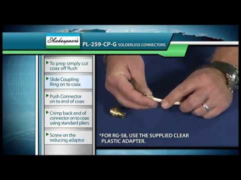 How to Install a PL259 Marine Antenna Connector