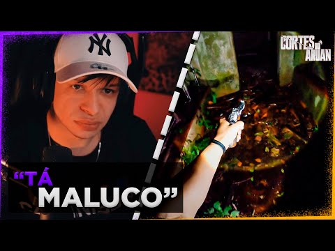 ARUAN REAGE A FOMOS NO OBSESSOR COM O CLONE E DEU RUIM (CAÇADORES DE LENDAS-ELITE) - Cortes do Aruan