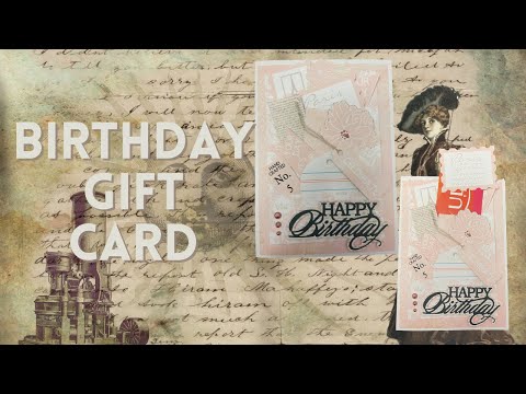 Paris  Victorian Birthday Card
