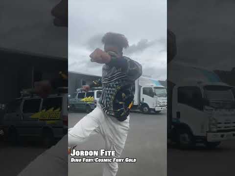 REAL Power Rangers Fight! Cosmic Dino Fury #Shorts