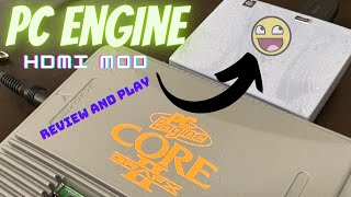 PC Engine Core Grafx II.. HDMI Add-On Test and Play