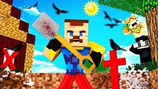 Minecraft - HELLO NEIGHBOR - WHAT SECRET IS HE HIDING?