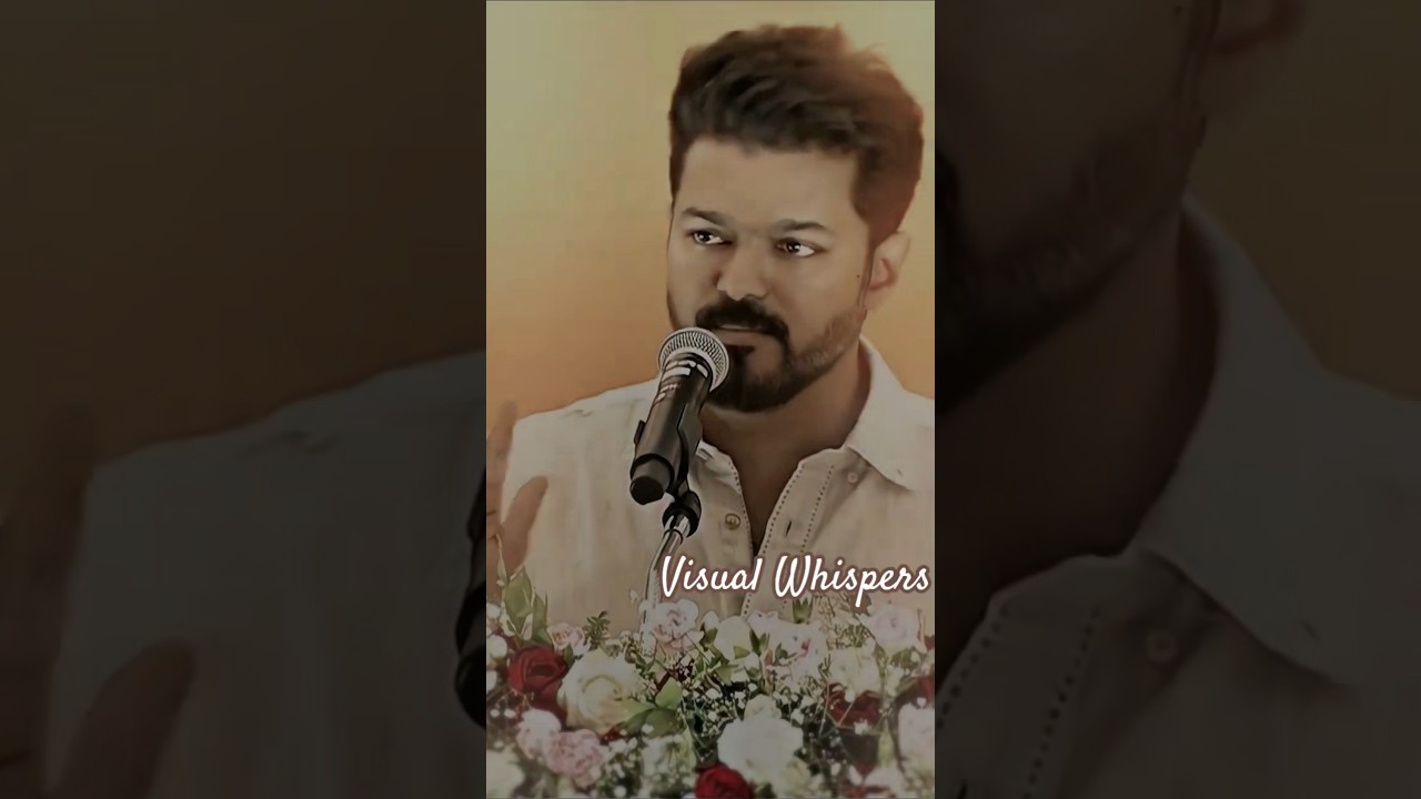 🔥 Vijay’s Powerful Speech — Ignore Negativity & Trust Your Inner Voice 🌟 | Must Watch