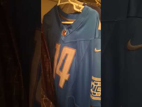 my grandpa's nfl jersey collection