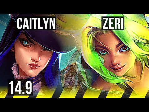 CAITLYN & Nami vs ZERI & Rakan (ADC) | 8/1/8, Dominating | BR Master | 14.9