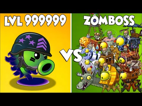 Every Random Premium Plants LEVEL 999999 Power-Up vs ALL Final Bosses Fight! - PvZ 2 Final Bosses