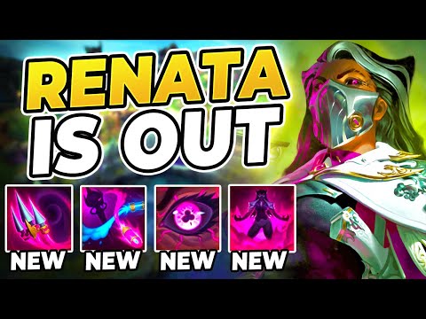 RENATA GLASC NEW CHAMPION INSANE ABILITIES AND GAMEPLAY (REVIVE / MIND CONTROL) - League of Legends