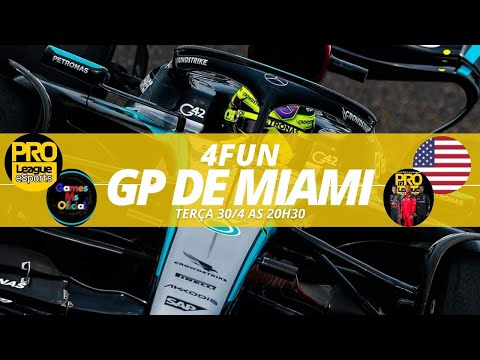 F1 2023 GP DE MIAMI AO VIVO | FORFUN PRÓ LEAGUE | NAR: L.QUEIROZ / FRANCISCO / ALÊ MENINI