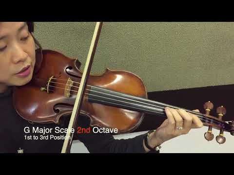 How to practice ABRSM Violin Grade 5 G Major 3-octave Scale
