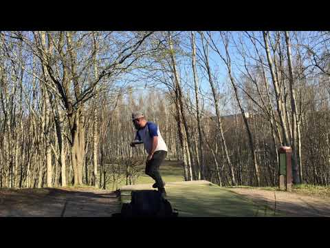 Ace at the Järva Disc Golf Park Island Hole