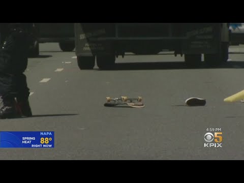 Skateboarder Dies In Collision With Dump Truck