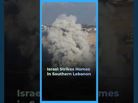 Israeli Army Bombs Buildings in Southern Lebanon’s Bint Jbeil District