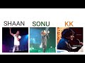 TERE MERE SAPNE KK SHAAN SONU NIGAM SAME SONG SUNG BY DIFFERENT SINGERS