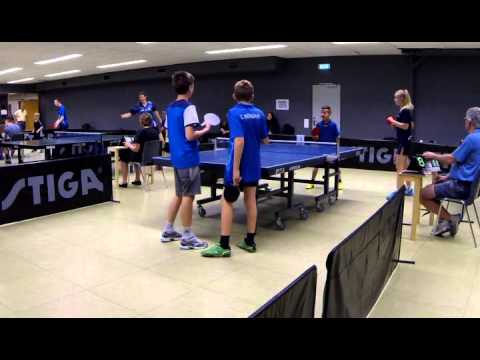 140503 Klubmesterskab, Christopher Normann/Oscar Petersen - Joesph Grønvall/Kamilla Petersen