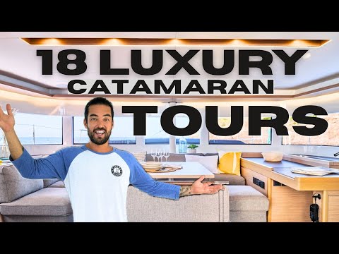 WALKTHROUGH of the most REVOLUTIONARY CATAMARANS ON THE MARKET! - (Episode 302)