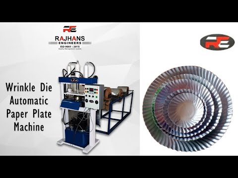 Fully Automatic Wrinkle Die Paper Plate Machine