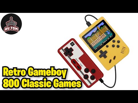 Gameboy Clone 800 NES Famicom Games Full Review Test & connection to TV