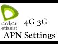 Etisalat 4G Internet APN Access Point Name Settings For Faster Internet
