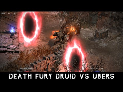 [D2R S5] Death Fury Druid vs Ubers