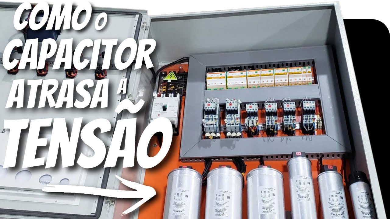 Como o capacitor ATRASA A TENSÃO (ou adianta a corrente)